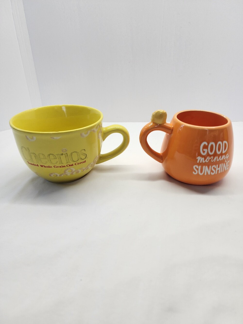 2pc Vintage cheerios jumbo mug & Emily Dumas sunflower mug - Picture 4 of 9